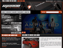 Tablet Screenshot of meececaraudio.com